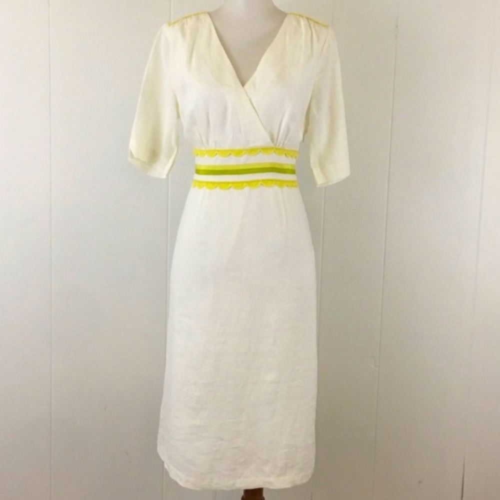 Boden Linen Dress Size 4